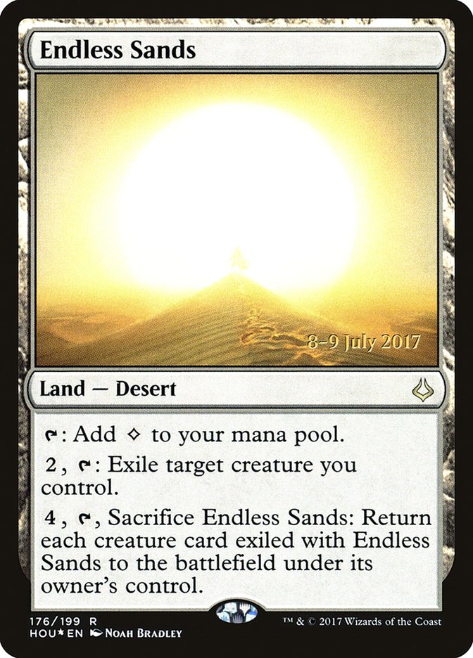 Endless Sands [Hour of Devastation Prerelease Promos] | Golgari Games