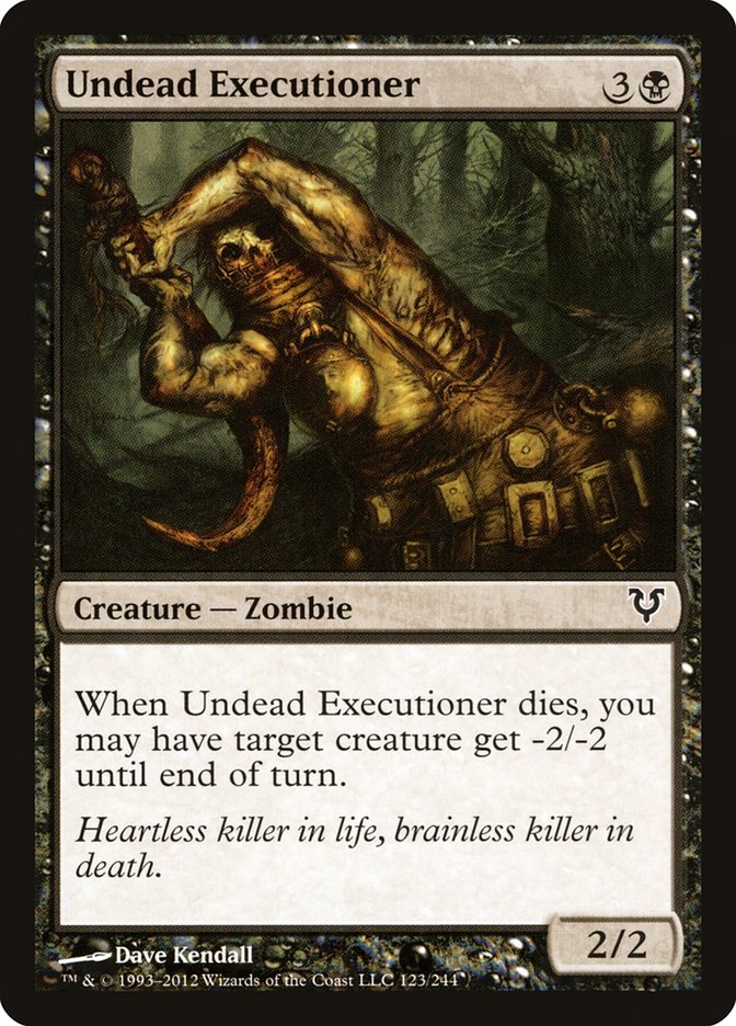 Undead Executioner [Avacyn Restored] | Golgari Games