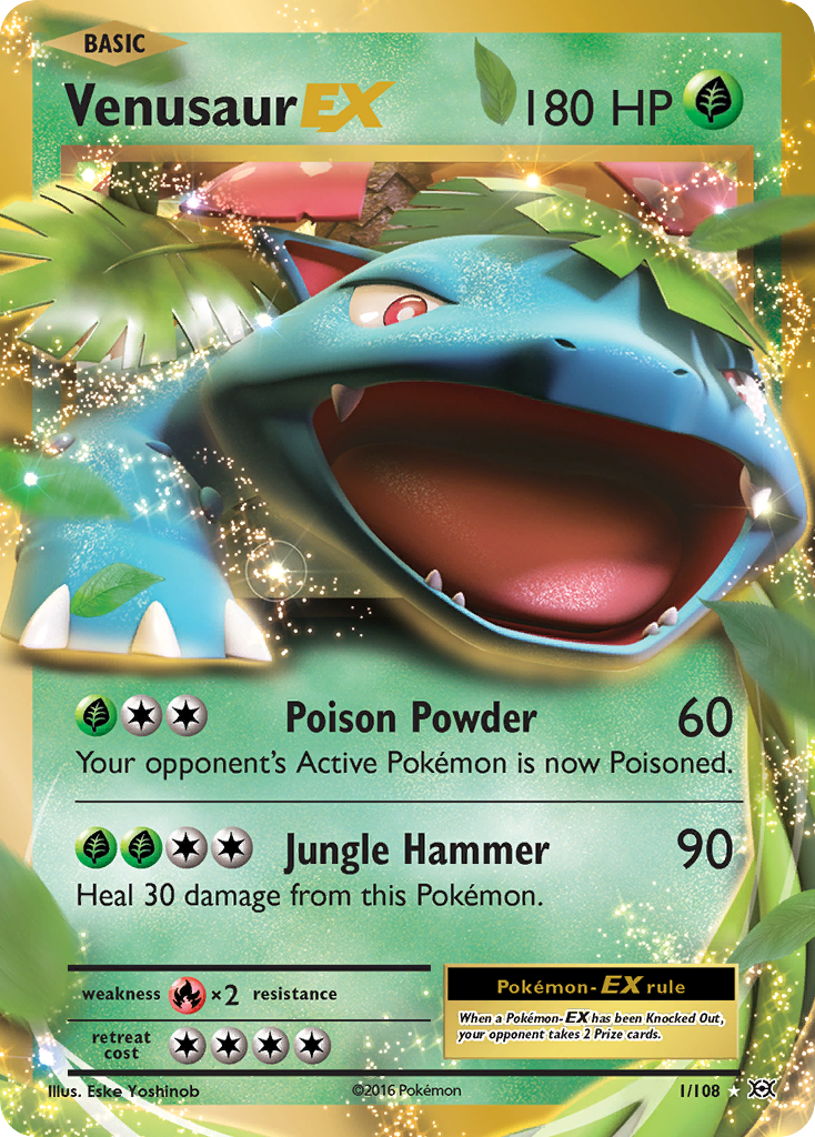 Venusaur EX (1/108) [XY: Evolutions] | Golgari Games