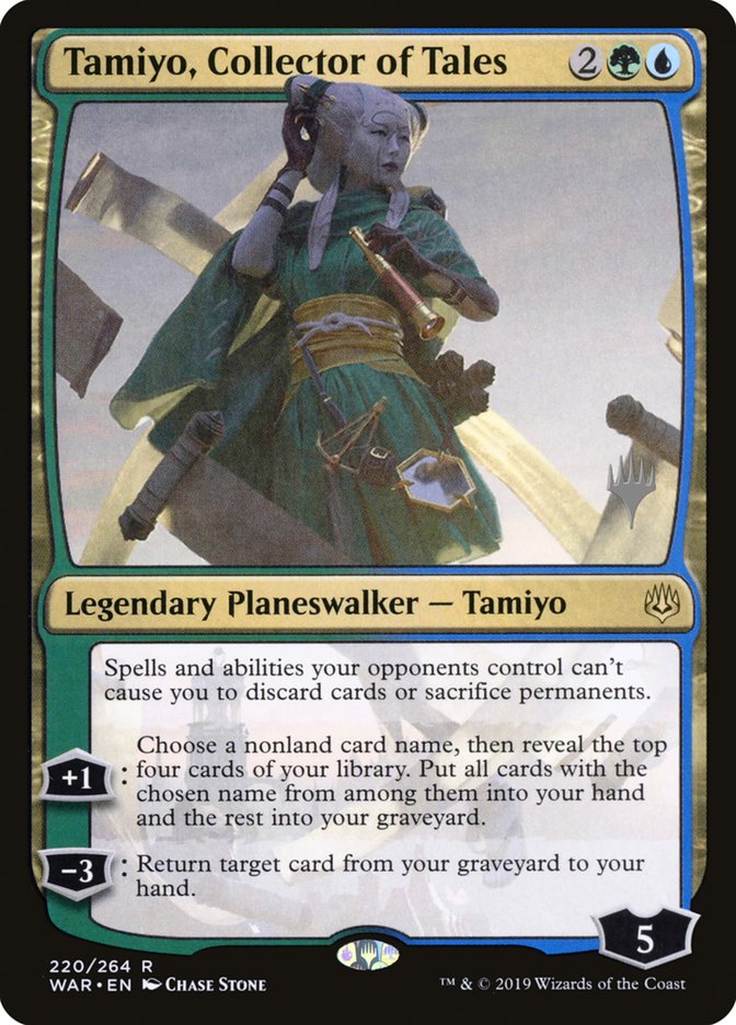 Tamiyo, Collector of Tales (Promo Pack) [War of the Spark Promos] | Golgari Games