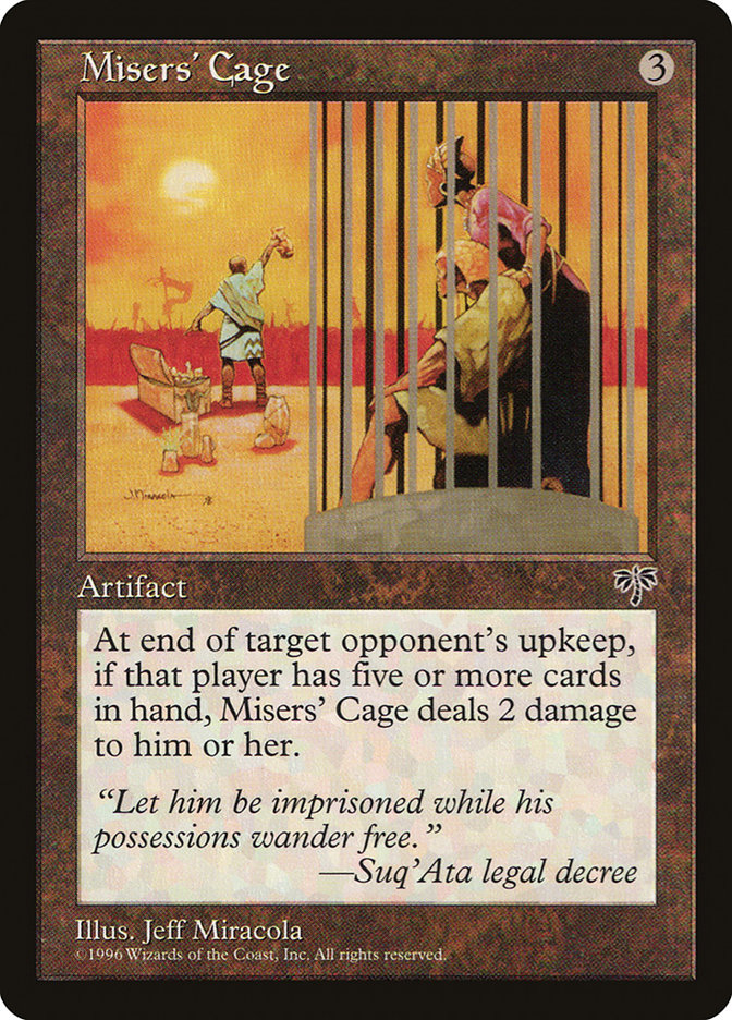 Misers' Cage [Mirage] | Local Legends
