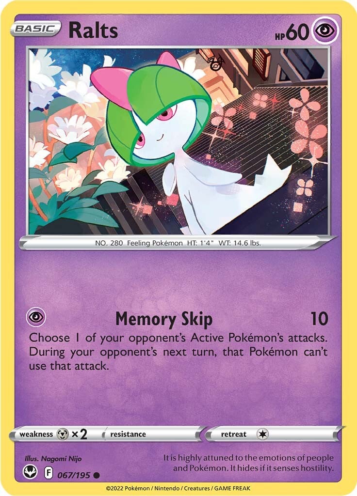 Ralts (067/195) [Sword & Shield: Silver Tempest] | Golgari Games