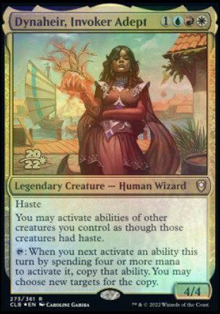 Dynaheir, Invoker Adept [Commander Legends: Battle for Baldur's Gate Prerelease Promos] | Golgari Games