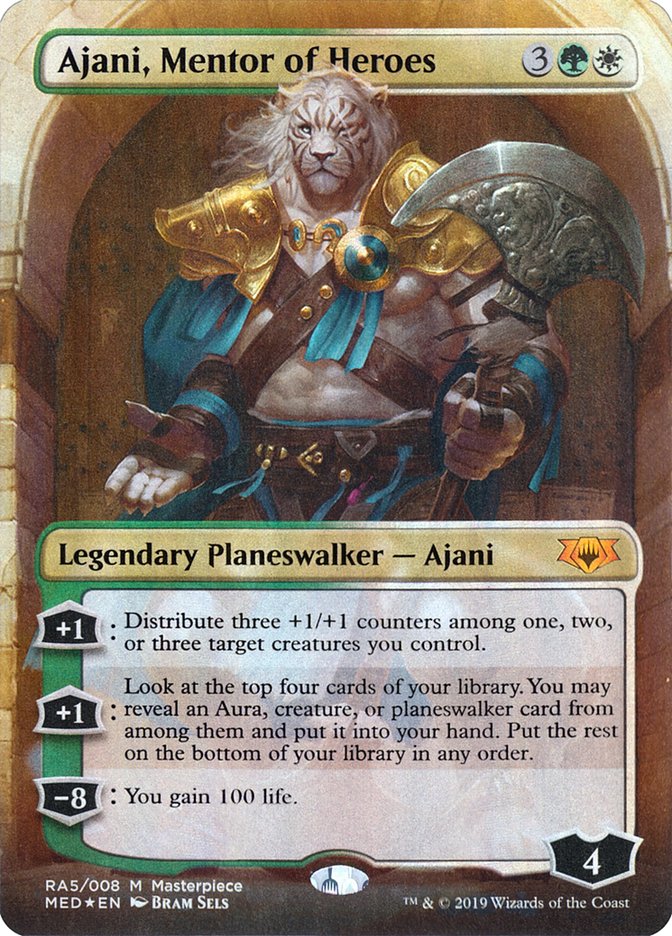 Ajani, Mentor of Heroes [Mythic Edition] | Golgari Games