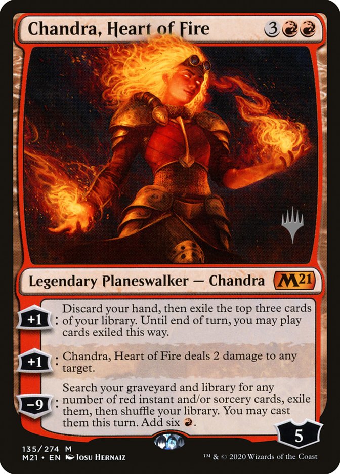 Chandra, Heart of Fire (Promo Pack) [Core Set 2021 Promos] | Golgari Games