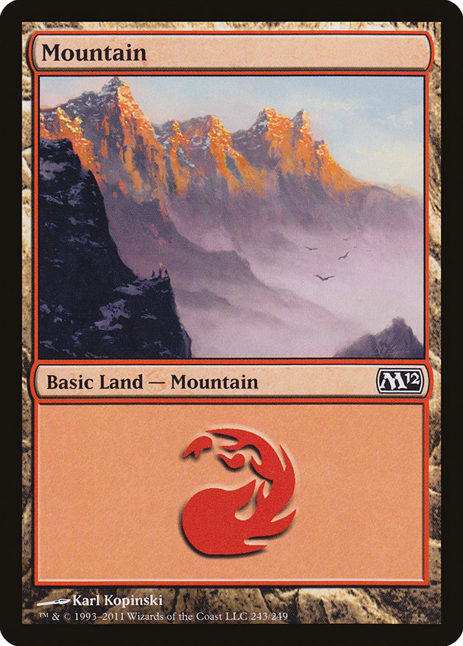 Mountain (243) [Magic 2012] | Golgari Games