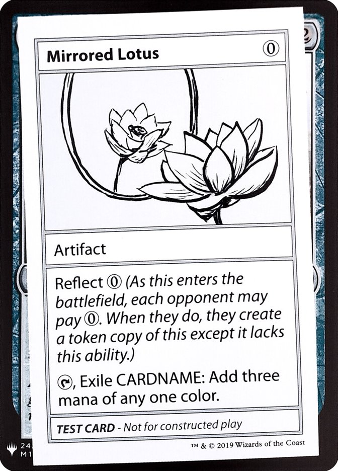 Mirrored Lotus [Mystery Booster Playtest Cards] | Golgari Games