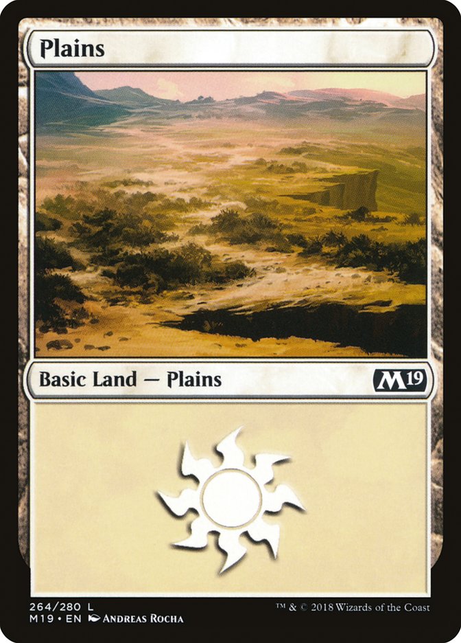 Plains (264) [Core Set 2019] | Golgari Games