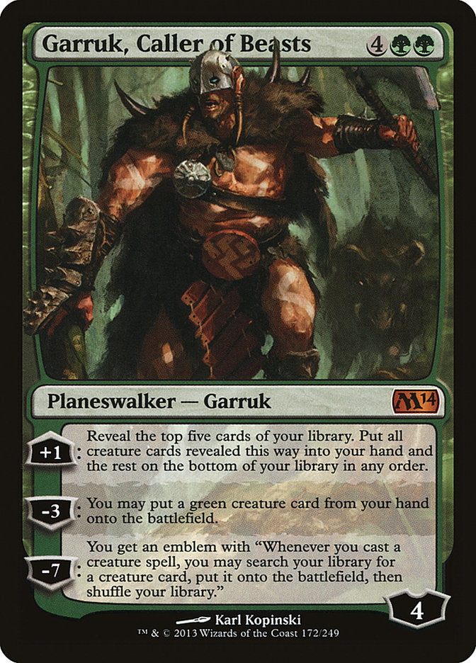 Garruk, Caller of Beasts [Magic 2014] | Local Legends