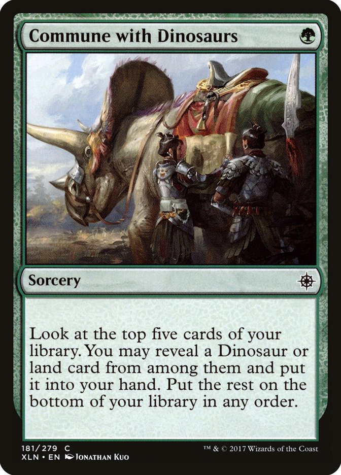 Commune with Dinosaurs [Ixalan] | Local Legends