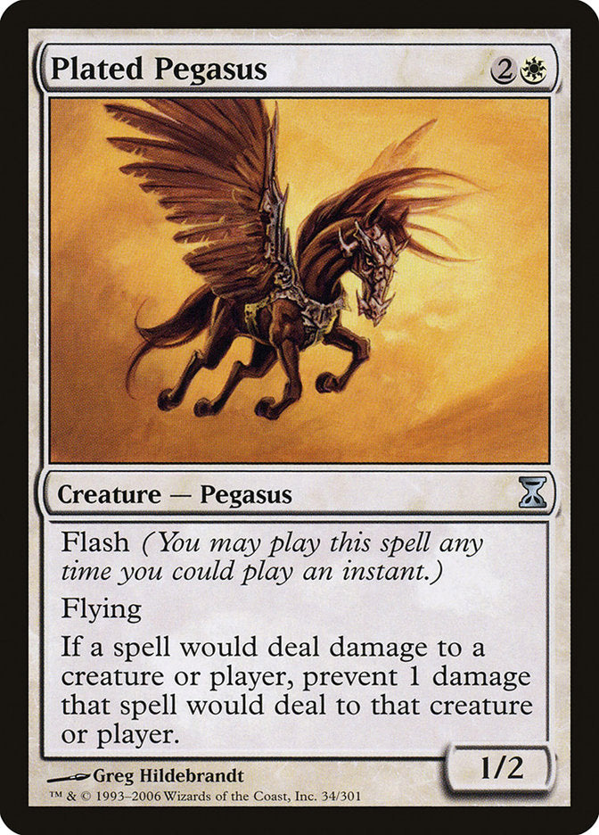 Plated Pegasus [Time Spiral] | Golgari Games