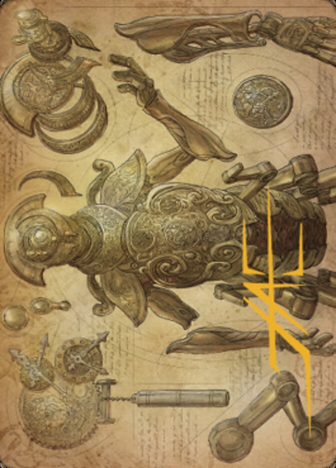 Foundry Inspector Art Card (Gold-Stamped Signature) [The Brothers' War Art Series] | Golgari Games