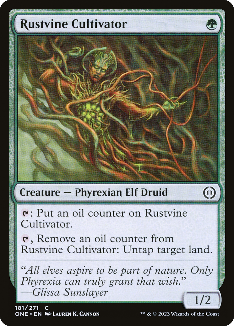 Rustvine Cultivator [Phyrexia: All Will Be One] | Golgari Games