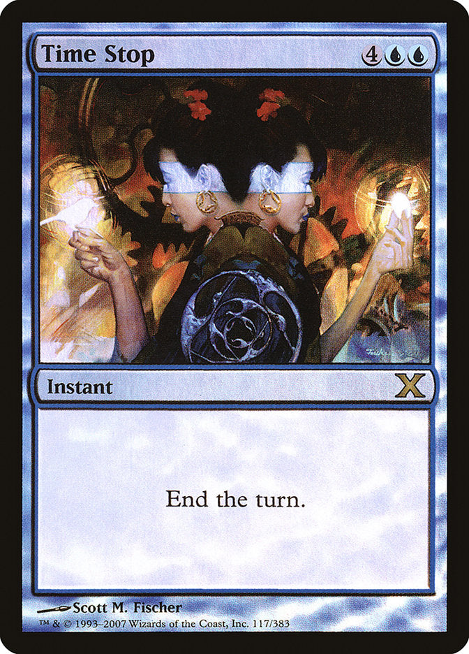 Time Stop (Premium Foil) [Tenth Edition] | Local Legends