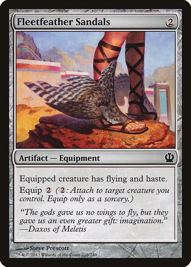 Fleetfeather Sandals [Theros] | Local Legends