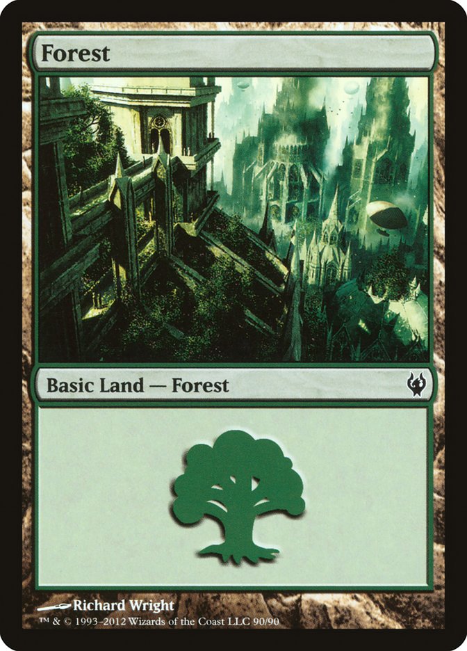 Forest (90) [Duel Decks: Izzet vs. Golgari] | Golgari Games