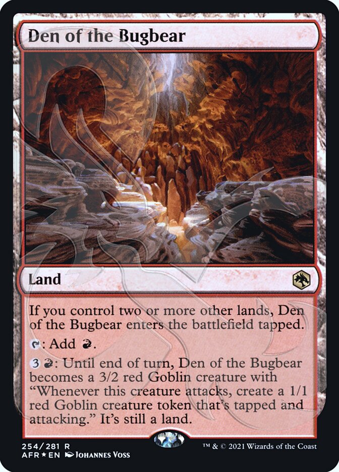 Den of the Bugbear (Ampersand Promo) [Dungeons & Dragons: Adventures in the Forgotten Realms Promos] | Local Legends