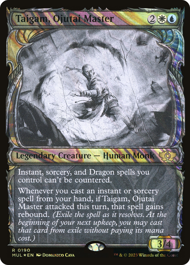 Taigam, Ojutai Master (Halo Foil) [Multiverse Legends] | Local Legends