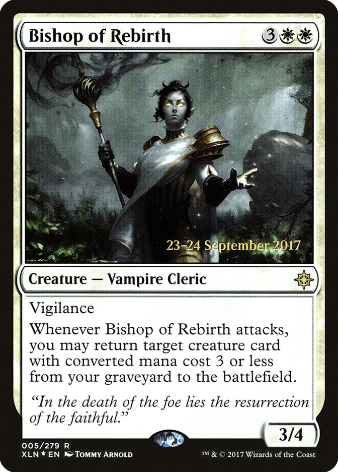 Bishop of Rebirth [Ixalan Prerelease Promos] | Golgari Games