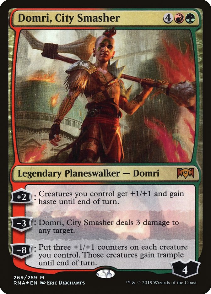 Domri, City Smasher [Ravnica Allegiance] | Golgari Games