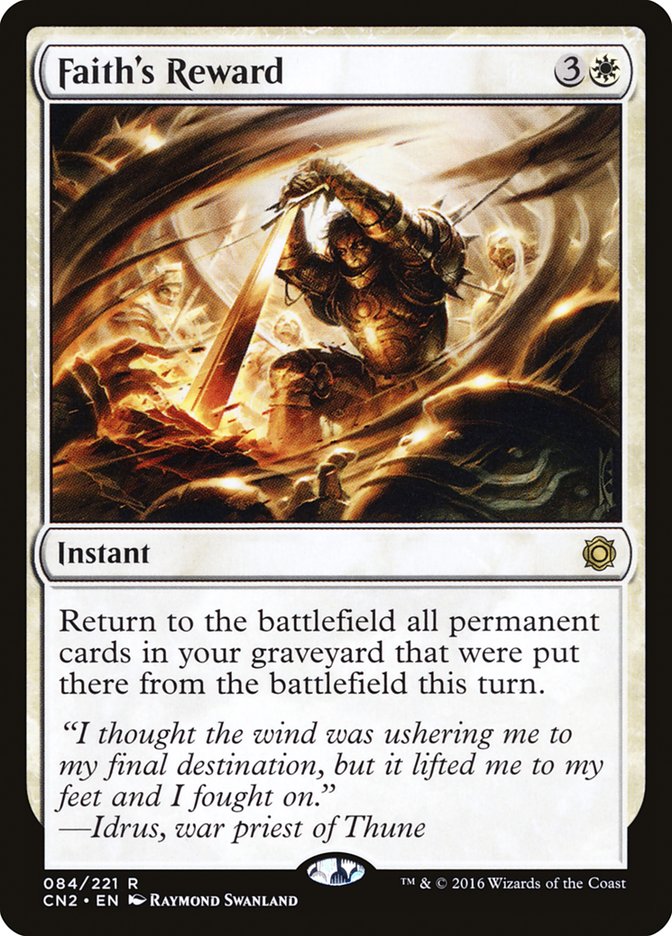 Faith's Reward [Conspiracy: Take the Crown] | Local Legends