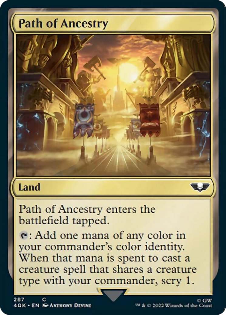 Path of Ancestry (Surge Foil) [Universes Beyond: Warhammer 40,000] | Local Legends