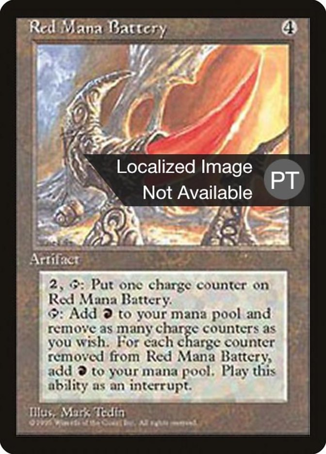 Red Mana Battery [Fourth Edition (Foreign Black Border)] | Golgari Games