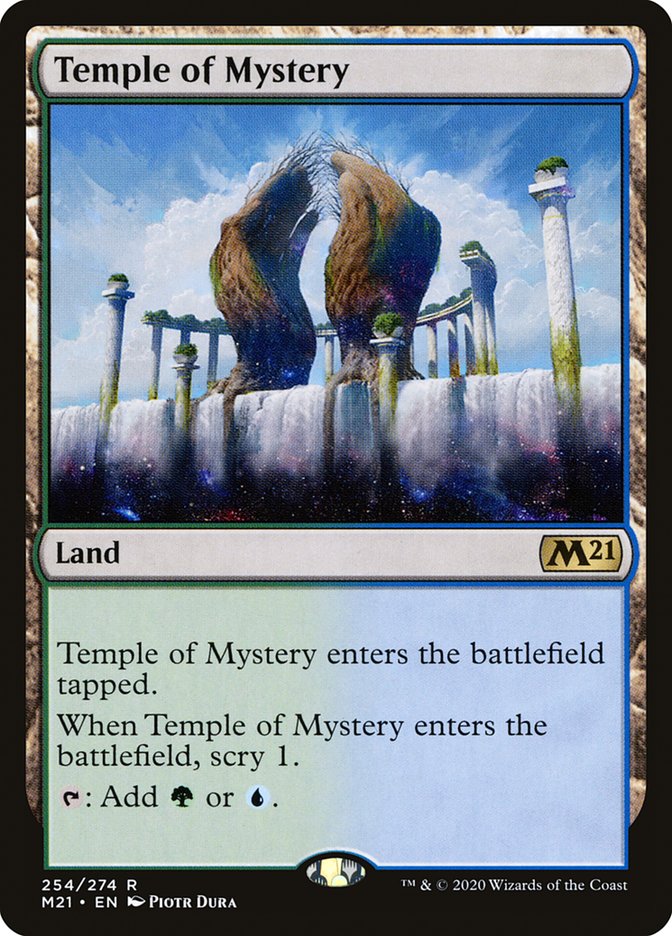 Temple of Mystery [Core Set 2021] | Local Legends