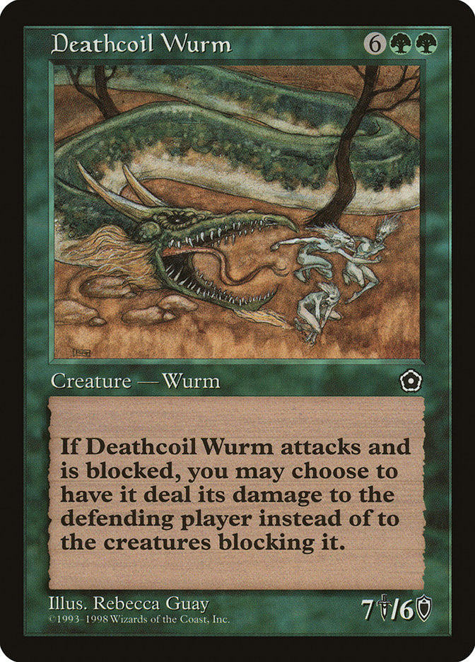 Deathcoil Wurm [Portal Second Age] | Local Legends