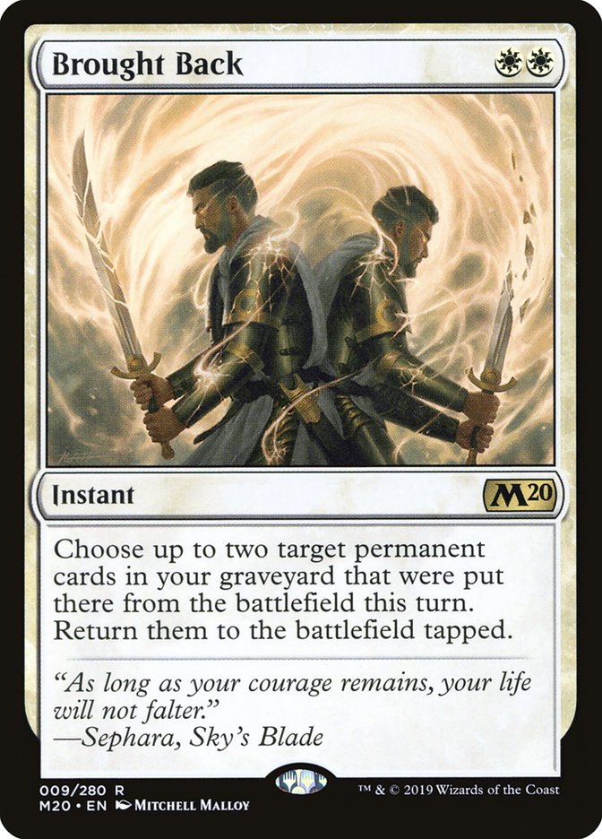 Brought Back [Core Set 2020] | Local Legends