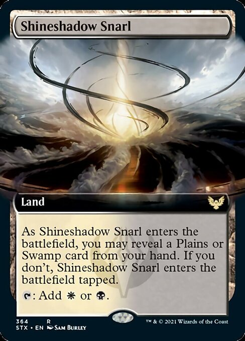 Shineshadow Snarl (Extended Art) [Strixhaven: School of Mages] | Golgari Games