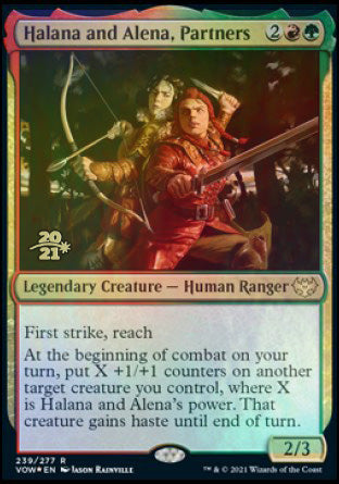 Halana and Alena, Partners [Innistrad: Crimson Vow Prerelease Promos] | Golgari Games