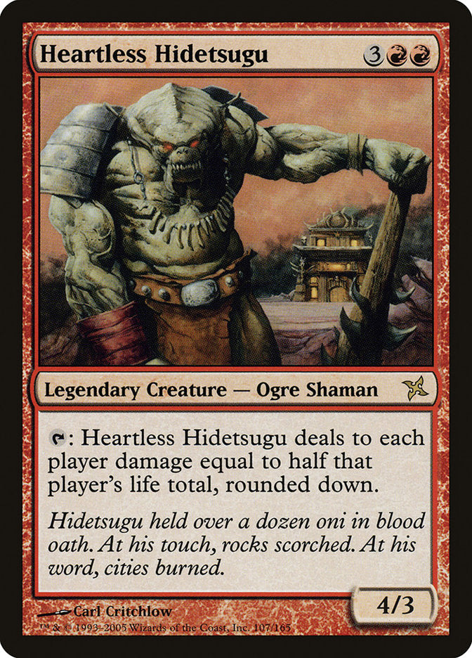 Heartless Hidetsugu [Betrayers of Kamigawa] | Local Legends