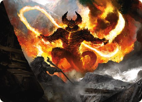 The Balrog, Flame of Udun Art Card [The Lord of the Rings: Tales of Middle-earth Art Series] | Local Legends