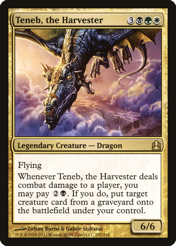 Teneb, the Harvester [Commander 2011] | Local Legends