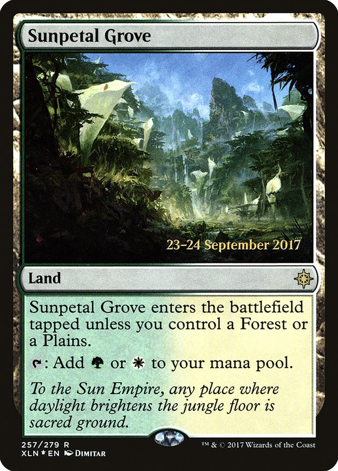 Sunpetal Grove [Ixalan Prerelease Promos] | Golgari Games