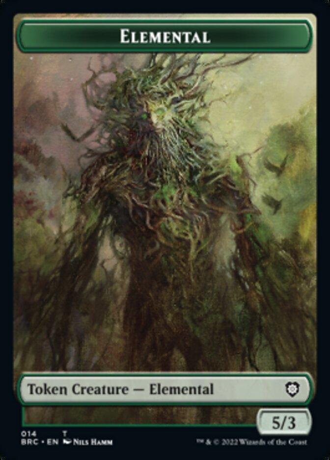 Powerstone // Elemental Double-Sided Token [The Brothers' War Tokens] | Golgari Games