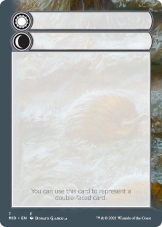 Helper Card (7/9) [Innistrad: Midnight Hunt Tokens] | Local Legends
