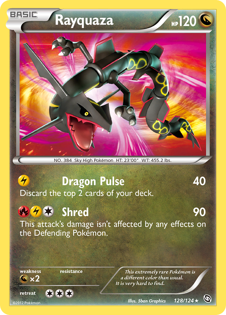 Rayquaza (128/124) [Black & White: Dragons Exalted] | Golgari Games