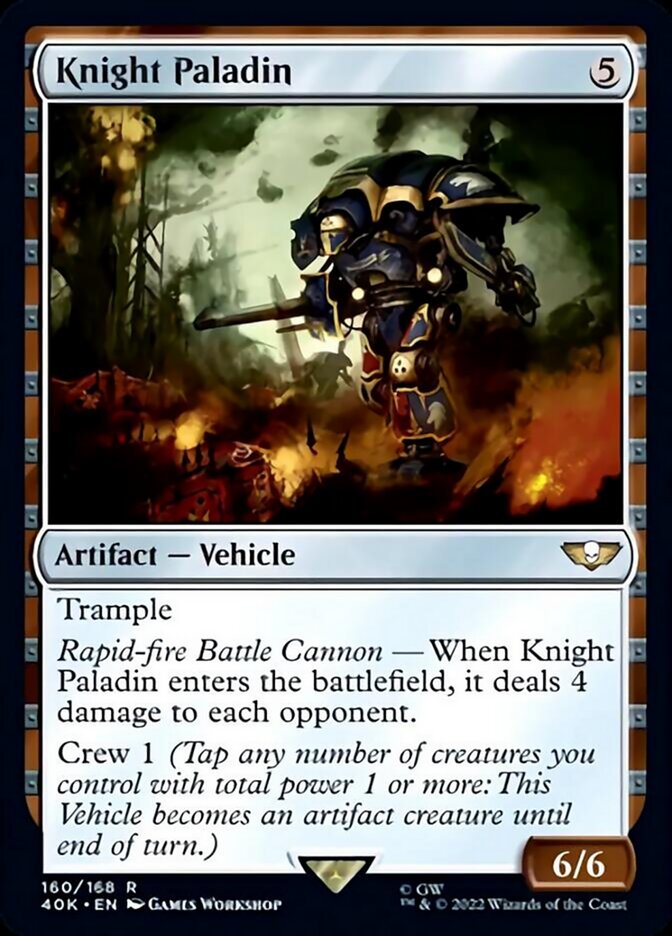 Knight Paladin (Surge Foil) [Universes Beyond: Warhammer 40,000] | Local Legends