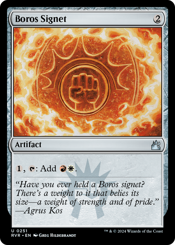 Boros Signet [Ravnica Remastered] | Local Legends