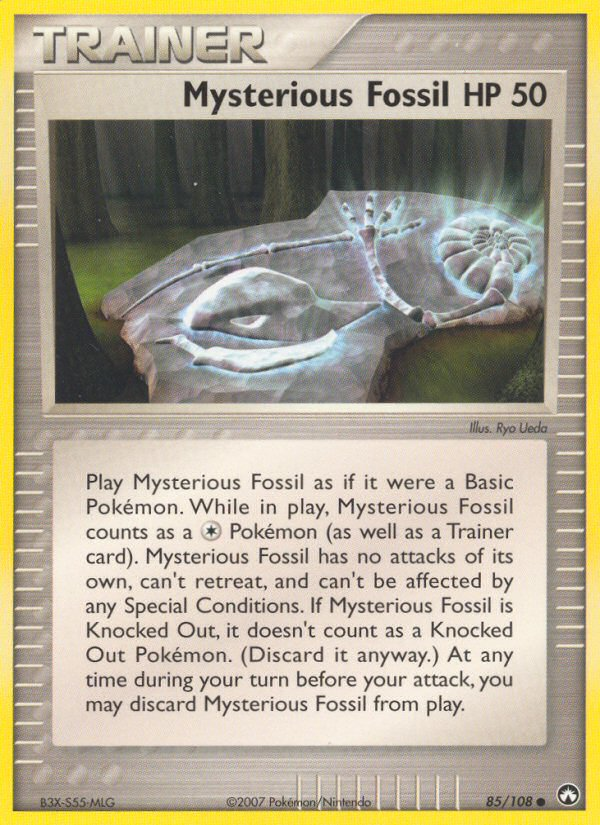 Mysterious Fossil (85/108) [EX: Power Keepers] | Golgari Games