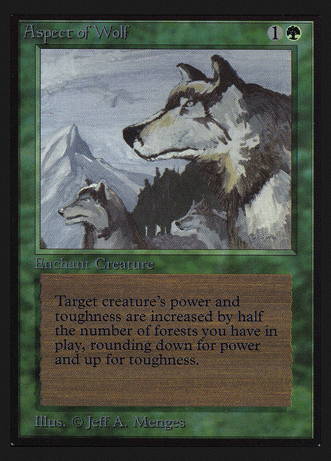 Aspect of Wolf [Collectors' Edition] | Golgari Games