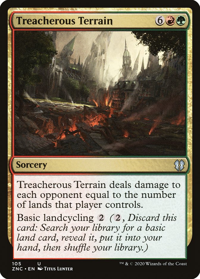 Treacherous Terrain [Zendikar Rising Commander] | Local Legends