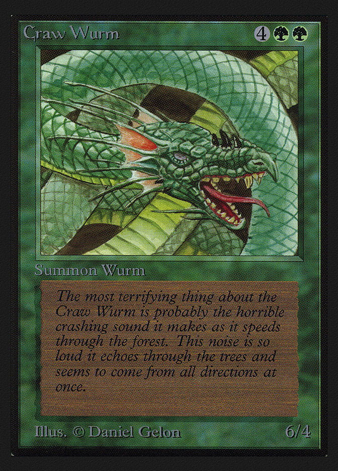 Craw Wurm [International Collectors' Edition] | Local Legends