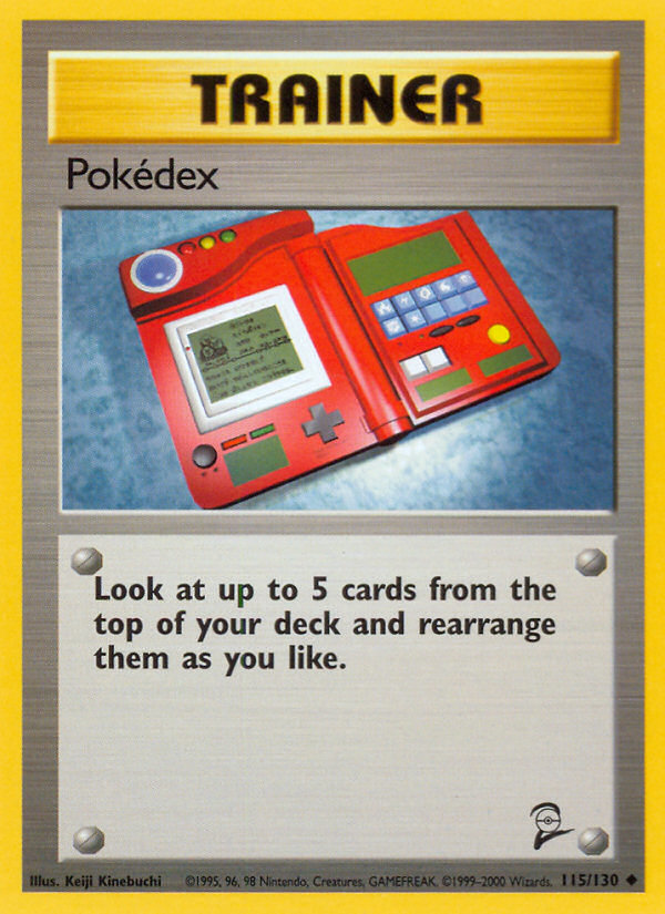 Pokedex (115/130) [Base Set 2] | Golgari Games