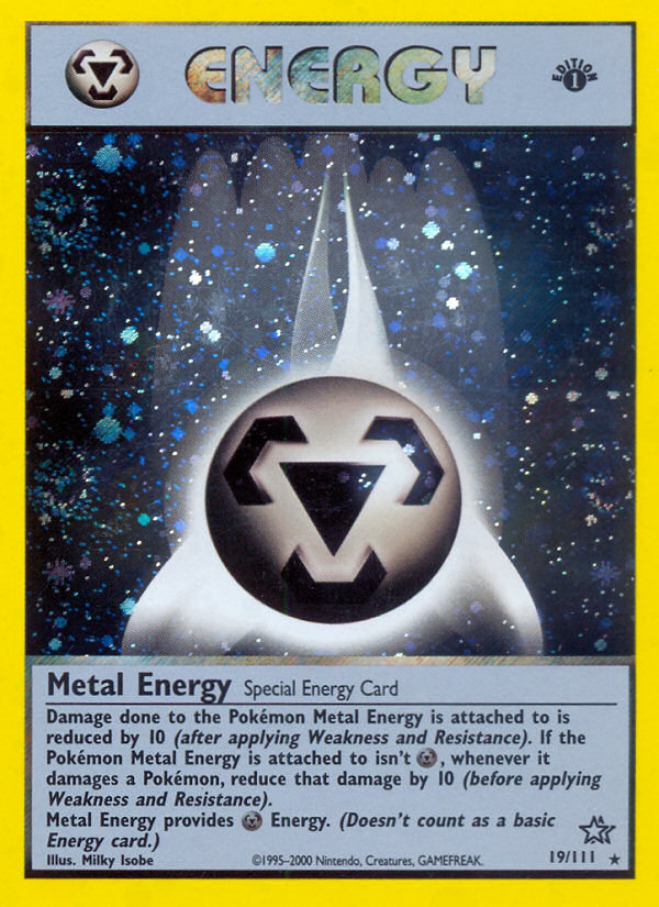 Metal Energy (19/111) [Neo Genesis 1st Edition] | Golgari Games