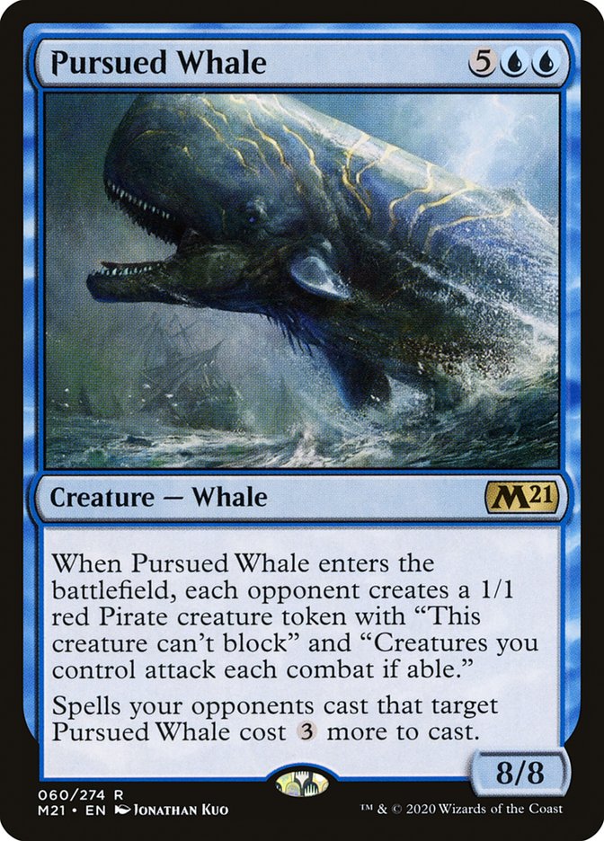 Pursued Whale [Core Set 2021] | Golgari Games