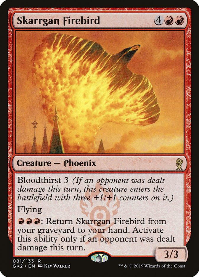 Skarrgan Firebird [Ravnica Allegiance Guild Kit] | Golgari Games