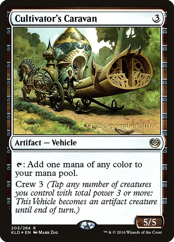 Cultivator's Caravan [Kaladesh Prerelease Promos] | Golgari Games